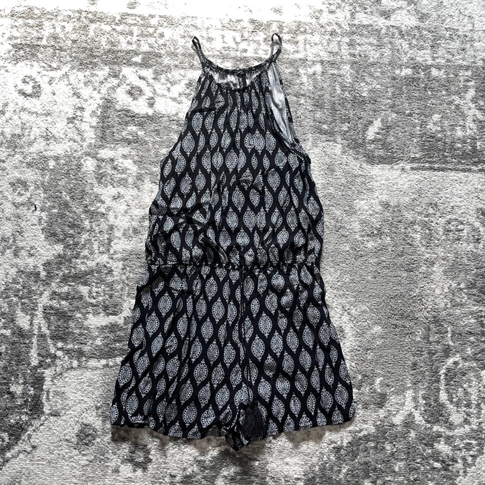 Super Cute Black and White Romper